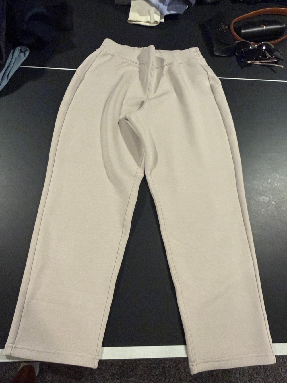 Spanx medium tan sweatpants